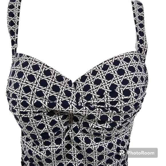 Bond-eye Australia One-piece Swimsuit Navy/White US Size 6, AUS 10 D/DD - Picture 2 of 10